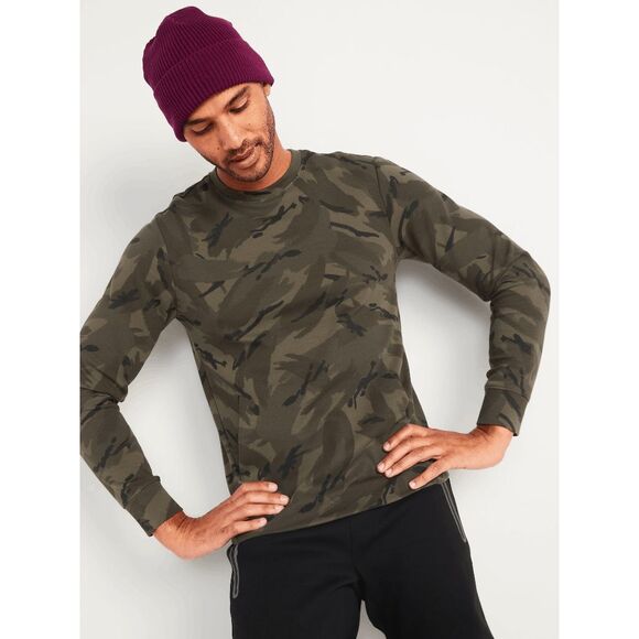 Old Navy Men's Dynamic Fleece Camo Hidden-Pocket Sweatshirt - Camo XL - Picture 2 of 7
